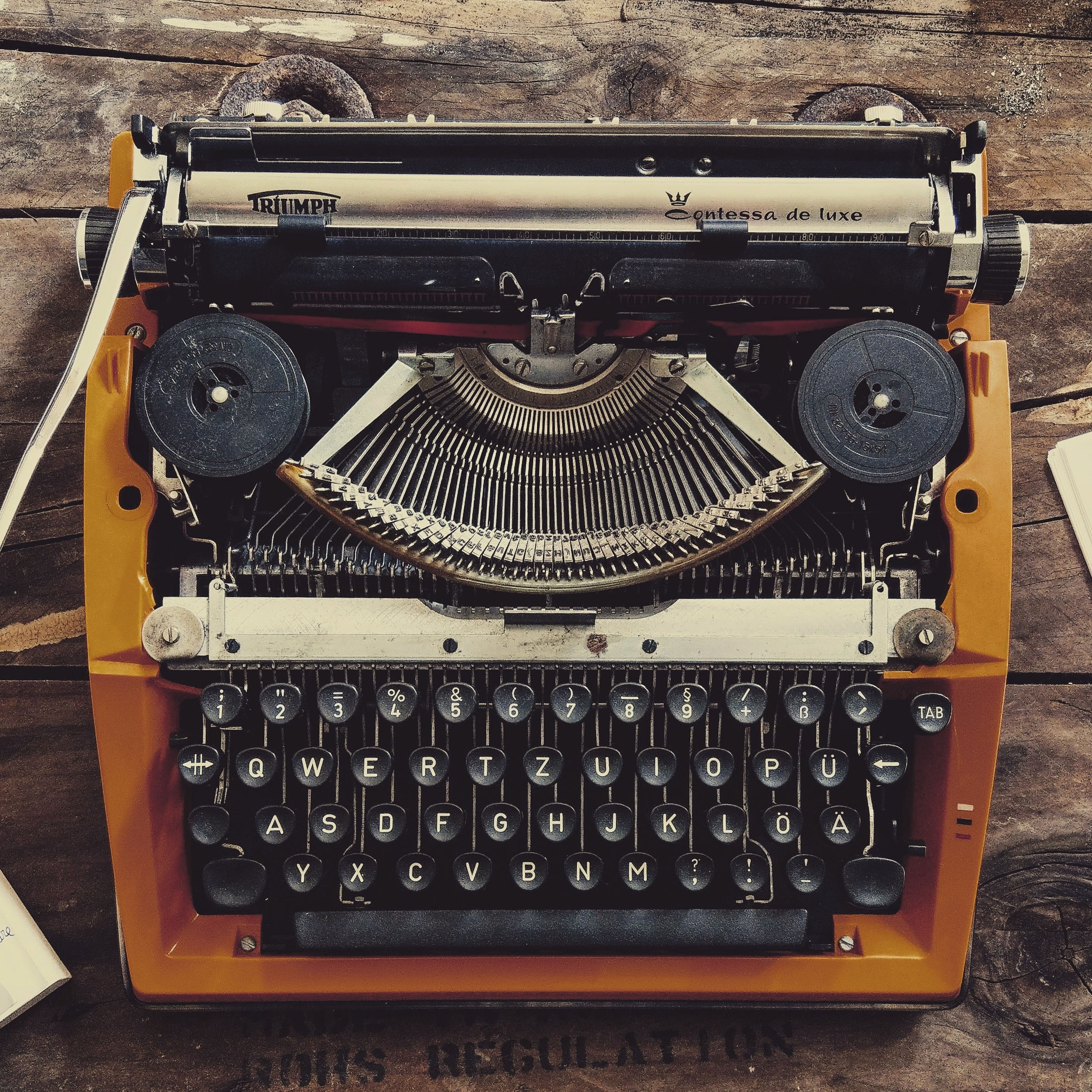 Une superbe machine à écrire